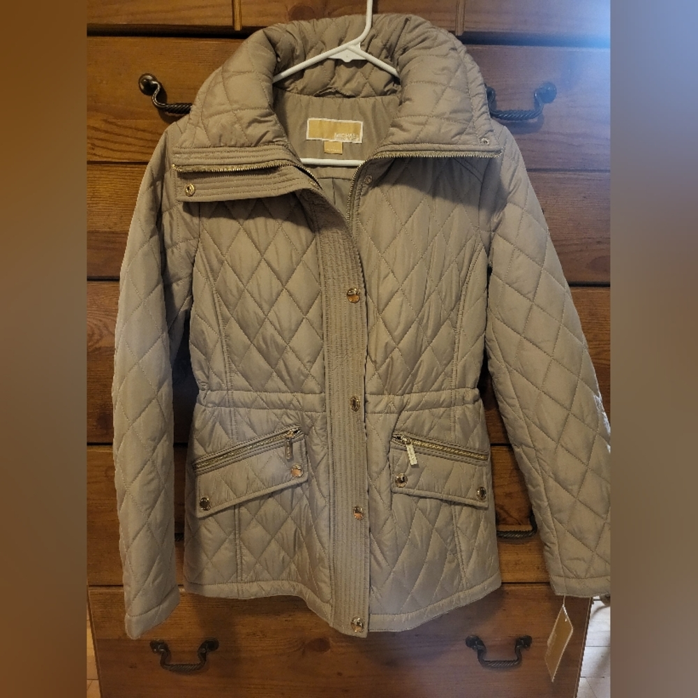 NWT Michael Kors Diamond Quilt Jacket
